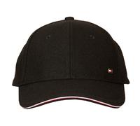 TOMMY HILFIGER gorra de béisbol de mezcla de lana con visera, logotipo bordado,