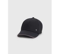 Tommy Hilfiger Hombre Gorra TH Elevated Corporate Gorra de Béisbol, Negro (Black), Talla Única