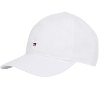 Tommy Hilfiger Gorra Hombre Flag Soft 6 Panel de algodón, Blanco (Th Optic White), Talla Única