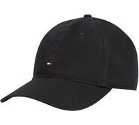 Tommy Hilfiger Gorra Hombre Flag Soft 6 Panel de algodón, Negro (Black), Talla Única