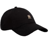 Tommy Hilfiger Gorra Mujer Elevated Chic con Logotipo, Negro (Black), Talla Única