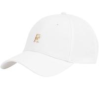 Tommy Hilfiger Gorra Mujer Elevated Chic de algodón, Blanco (Optic White), Talla Única