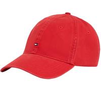 Tommy Hilfiger Gorra Mujer Essential Flag Soft de algodón, Multicolor (Medium Red), Talla Única