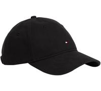 Tommy Hilfiger Gorra Mujer Flag Soft Panel de algodón, Negro (Black), Talla Única