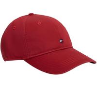 Tommy Hilfiger Gorra Suave de 6 Paneles TH Flag AM0AM14099 para Hombre, Color Rojo, Talla única