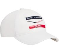 Tommy Hilfiger Gorra Unisex TH X Cadillac F1 Chevron mit Logotipo, Blanco (Optic White), Talla Única