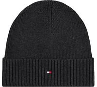 Tommy Hilfiger Gorro de Punto Hombre Flag Cotton Beanie con Cachemira