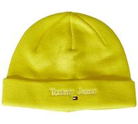 Tommy Jeans TJW Sport Beanie AW0AW12625 Gorro de Punto, Amarillo (Solar Yellow), OS para Mujer