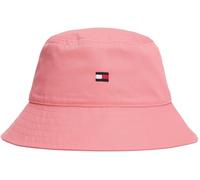 Tommy Hilfiger Gorro Unisex con Bandera pequeña para niños, KA0KA00041, Color Rosa (Rubor Tropical), L-XL