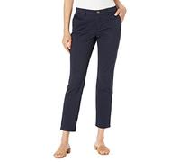Tommy Hilfiger Hampton - Pantalones chinos para mujer, pantalones ligeros con ajuste relajado, marino, 12 US