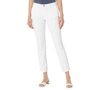 Tommy Hilfiger Hampton - Pantalones Chinos para Mujer, Pantalones Ligeros con Ajuste Relajado, Blanco, 16 US