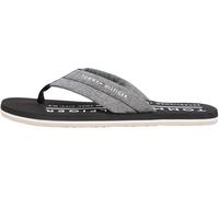 Tommy Hilfiger Hilfiger Chambray FM0FM05751 Sandalias de playa para hombre, color negro (negro), 8