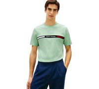 Tommy Hilfiger Hilfiger Chest Insert tee Mw0Mw36498 - Camiseta para Hombre, Color Verde, Talla L