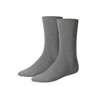 Tommy Hilfiger Classic Calcetines, Gris Grey 01, 39-42 (Pack de 2) para Mujer