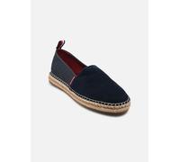 Tommy Hilfiger Alpargatas Hombre Flex Mix de Ante, Azul (Desert Sky), 44