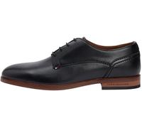 Tommy Hilfiger Hilfiger Leather Dress Shoe Fm0fm05777, Zapatos Derby Hombre, Black (Black), 40 EU