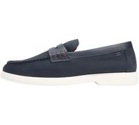 Tommy Hilfiger Hilfiger Mix Nubuck Mocasines FM0FM05785 para Hombre, Color Azul (Cielo Desierto), 8