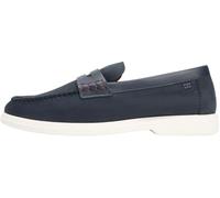 Tommy Hilfiger Hilfiger Mix Nubuck Mocasines FM0FM05785 para Hombre, Color Azul (Cielo Desierto), 9