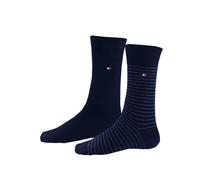 Tommy Hilfiger Classic Calcetines, Azul Marino Blue, 43-46 (Pack de 2) para Hombre