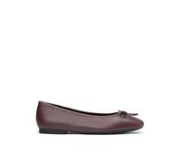 Tommy Hilfiger Hilfiger Smooth Lthr Ballet Fw0Fw09006, Bailarinas Mujer, Brown (Rich Walnut), 36 EU