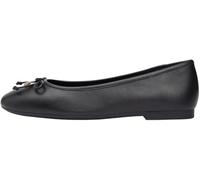 Tommy Hilfiger Hilfiger Smooth LTHR Ballet FW0FW09006 - Bailarinas para Mujer, Color Negro (Negro), Talla 37, Black, 37 EU