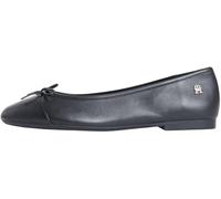 Tommy Hilfiger Hilfiger Smooth Lthr Ballet FW0FW09241 - Bailarinas para Mujer, Color Negro (Negro), Talla 5
