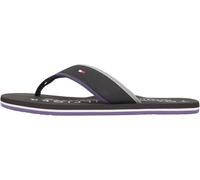 Tommy Hilfiger Hilfiger Tumble Fm0fm05710 - Sandalias de playa para hombre, Black, 39 EU