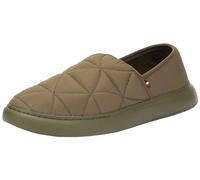 Tommy Hilfiger Hilfiger Warm Hybrid Homeslipper Fm0fm04772 - Pantuflas para hombre, Caqui verde militar, 42 EU