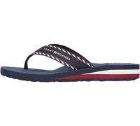 Tommy Hilfiger Hilfiger Webbing Fw0fw09038 - Sandalias de playa para mujer, Azul azul espacial, 40 EU