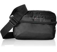 Tommy Hilfiger Hombre Bolso Bandolera TH Skyline Camera Bag Pequeño, Negro (Black), Talla Única