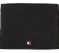 Tommy Hilfiger Hombre Cartera Johnson con Ranura para Monedas, Negro (Black), Talla Única