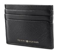 Tommy Hilfiger Hombre Cartera TH Premium Leather CC Holder Pequeña, Negro (Black), Talla Única