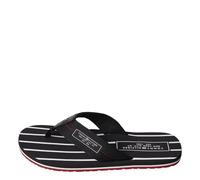 Tommy Hilfiger Hombre Chancletas Patch Beach Sandal Chanclas, Negro (Black), 40 EU
