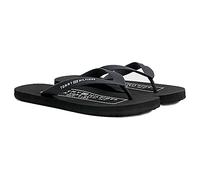 Tommy Hilfiger Hombre Chancletas Rubber Beach Sandal Chanclas, Negro (Black), 40 EU