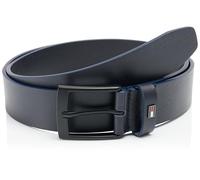 Tommy Hilfiger Hombre Cinturón Adan 3,5 cm Cinturón de piel, Azul (Space Blue), 95 cm
