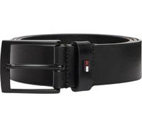 Tommy Hilfiger Hombre Cinturón Adan 3,5 cm Cinturón de piel, Negro (Black), 100 cm