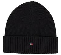 Tommy Hilfiger Men Winter Hat Essential, Multicolor (Black), One Size