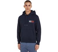 Tommy Hilfiger Hombre Hoodie New York Flag con capucha, Azul (Desert Sky), XL