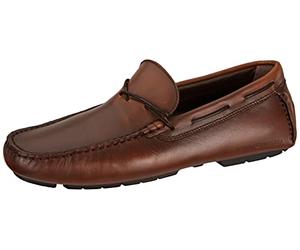 Tommy Hilfiger Hombre Mocasines Iconic Leather Driver Zapatos, Marrón (Carob Chocolate), 40 EU
