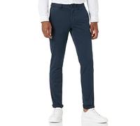 Tommy Hilfiger Hombre Pantalón Bleecker TH Flex Satin Gmd Chino, Azul (Desert Sky), 33W / 29L