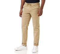 Tommy Hilfiger Hombre Pantalón Chelsea Satin Cintura Elástica, Beige (Batique Khaki), 32W / 32L