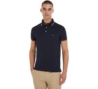 Tommy Hilfiger Hombre Polo de Manga Corta 1985 RWB Tipped Slim Polo Slim Fit, Azul (Desert Sky), XS