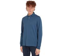 Tommy Hilfiger Hombre Polo Manga Larga Regular Basic, Azul (Aegean Sea), S