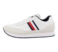 Tommy Hilfiger Hombre Sneaker Running Core Eva Runner Zapatillas Deportivas, Blanco (White), 43 EU