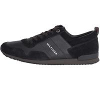 NUEVO Tommy Hilfiger Iconic Leather Suede - Zapatillas Hombre Negro FM0FM0