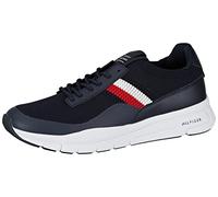 Tommy Hilfiger Hombre Sneaker Running Premium Lightweight Runner Knit Zapatillas Deportivas, Azul (Desert Sky), 41 EU