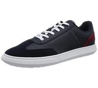Tommy Hilfiger Hombre Sneaker Suela Cupsole Corporate Seasonal Cup Leather Zapatillas, Azul (Desert Sky), 42 EU