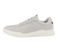 Tommy Hilfiger Hombre Sneaker Suela Cupsole Elevated Cupsole Leather Mix Zapatillas, Beige (Light Cast), 42 EU