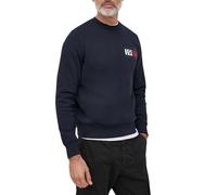 Tommy Hilfiger Hombre Sudadera New York Flag sin capucha, Azul (Desert Sky), M