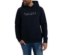Tommy Hilfiger Hombre Sudadera New York Hoody con Capucha, Azul (Desert Sky), M